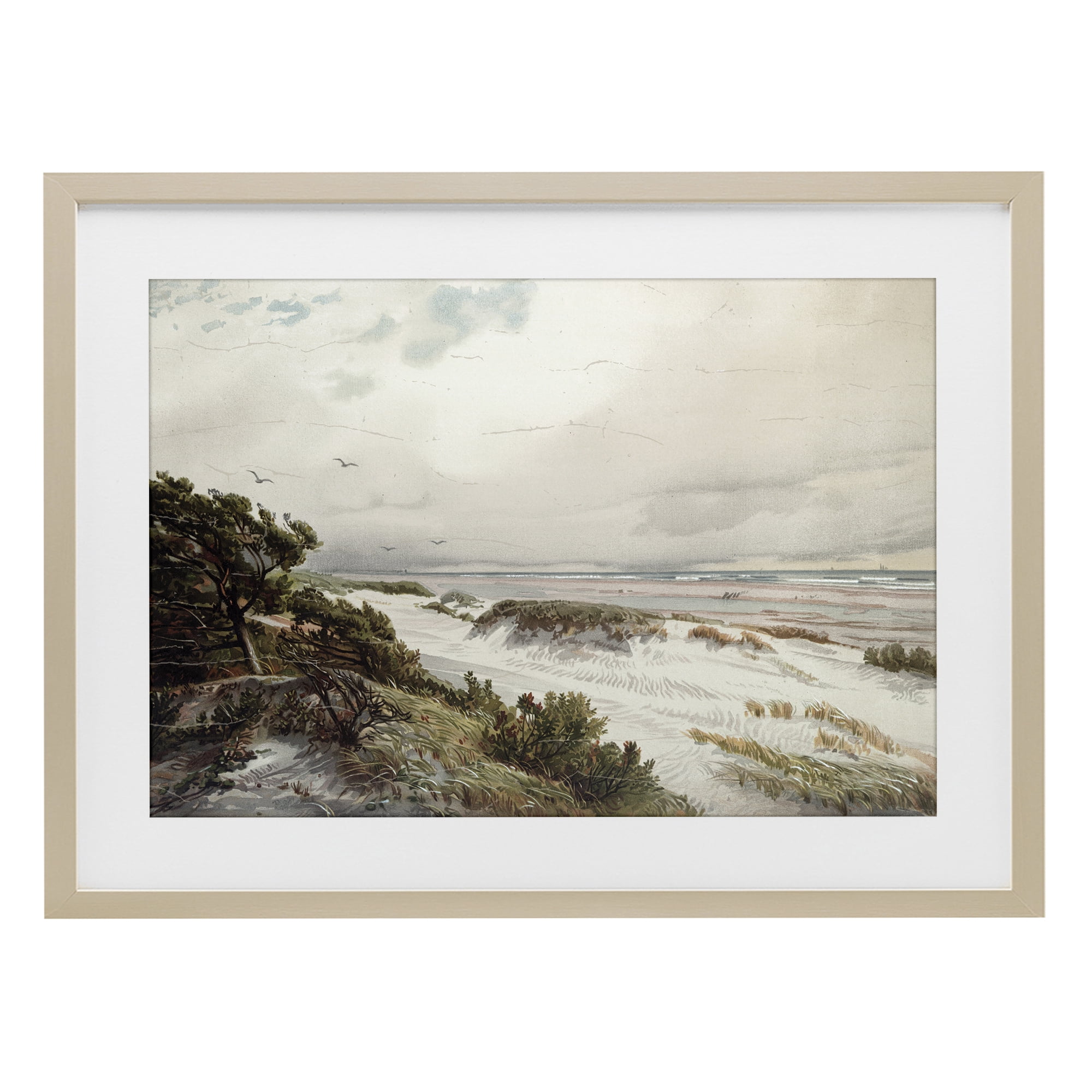Stupell Industries Bountiful Success Beach Birch Framed Print Under Glass, design by Lula Bijoux & co.