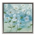 thumbnail image 1 of Stupell Industries Bountiful White Flowers Plants & Flowers Painting Gray Floater Framed Canvas Art Print Wall Art, 18 x 18, 1 of 10