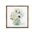 thumbnail image 1 of Stupell Industries Bouquet in Geometric Vase Botanical & Floral Painting Brown Floater Framed Canvas Art Print Wall Art, 25 x 25, 1 of 10
