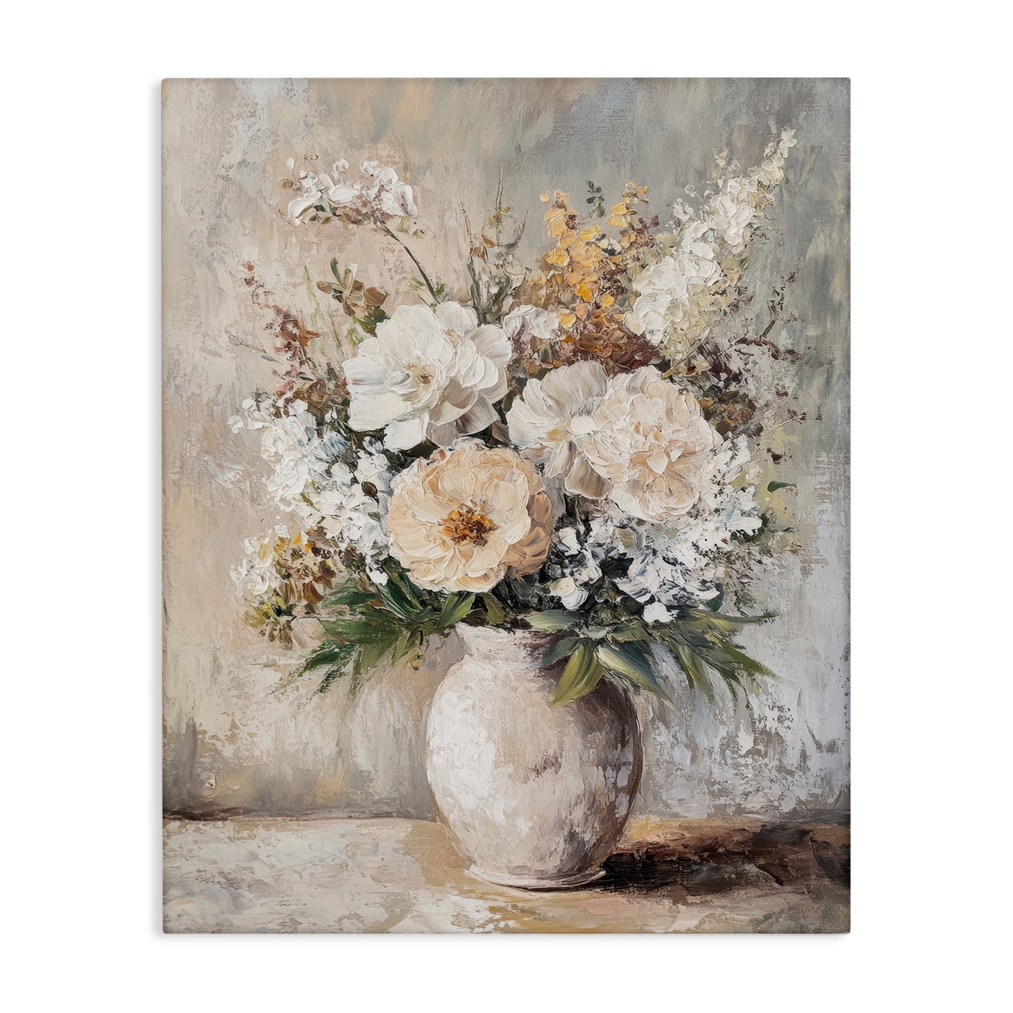 Stupell Industries Bouquet of Wildflowers Plants & Flowers Painting Wrapped Canvas Art Print Wall Art, 24 x 30