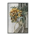 thumbnail image 1 of Stupell Industries Bouquet on Bicycle Botanical & Floral Painting Black Framed Art Print Wall Art, 16 x 24, 1 of 10