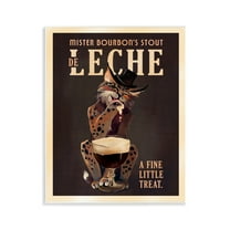 Stupell Industries Bourbon De Leche Stout Food & Beverage Painting Unframed Art Print Wall Art, 11 x 14