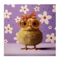 thumbnail image 1 of Stupell Industries Contemporary Bow Peep Groovy Chick Canvas Art, 24 x 24, by Lucia Heffernan, 1 of 8