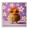 thumbnail image 1 of Stupell Industries Contemporary Bow Peep Groovy Chick White Framed Giclee Art, 12 x 12, by Lucia Heffernan, 1 of 8