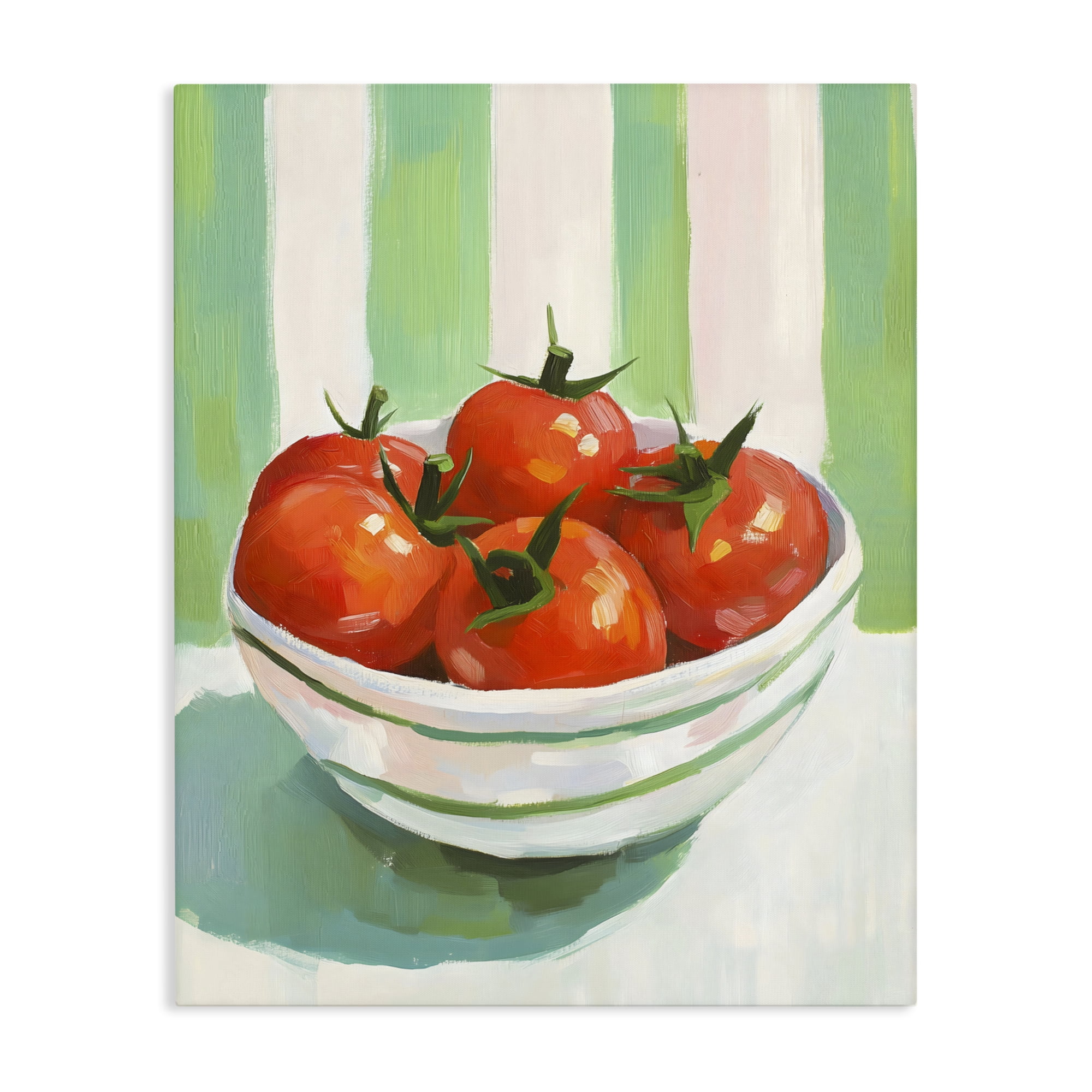 Stupell Industries Bowl of Fresh Tomatoes Canvas Wall Art, design by The Prints Vibe