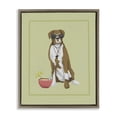 thumbnail image 1 of Stupell Industries Contemporary Boxer Beach Day Brown Floating Frame Canvas Art, 25 x 31, by Sadie Harper, 1 of 8