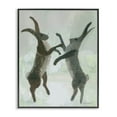 thumbnail image 1 of Stupell Industries Boxing Hares Impression Animals Painting Black Framed Art Print Wall Art, 24 x 30, 1 of 8