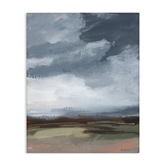 Stupell Industries Bracing Abstract Landscape Canvas Wall Art design by Pamela Munger, 20 x 16