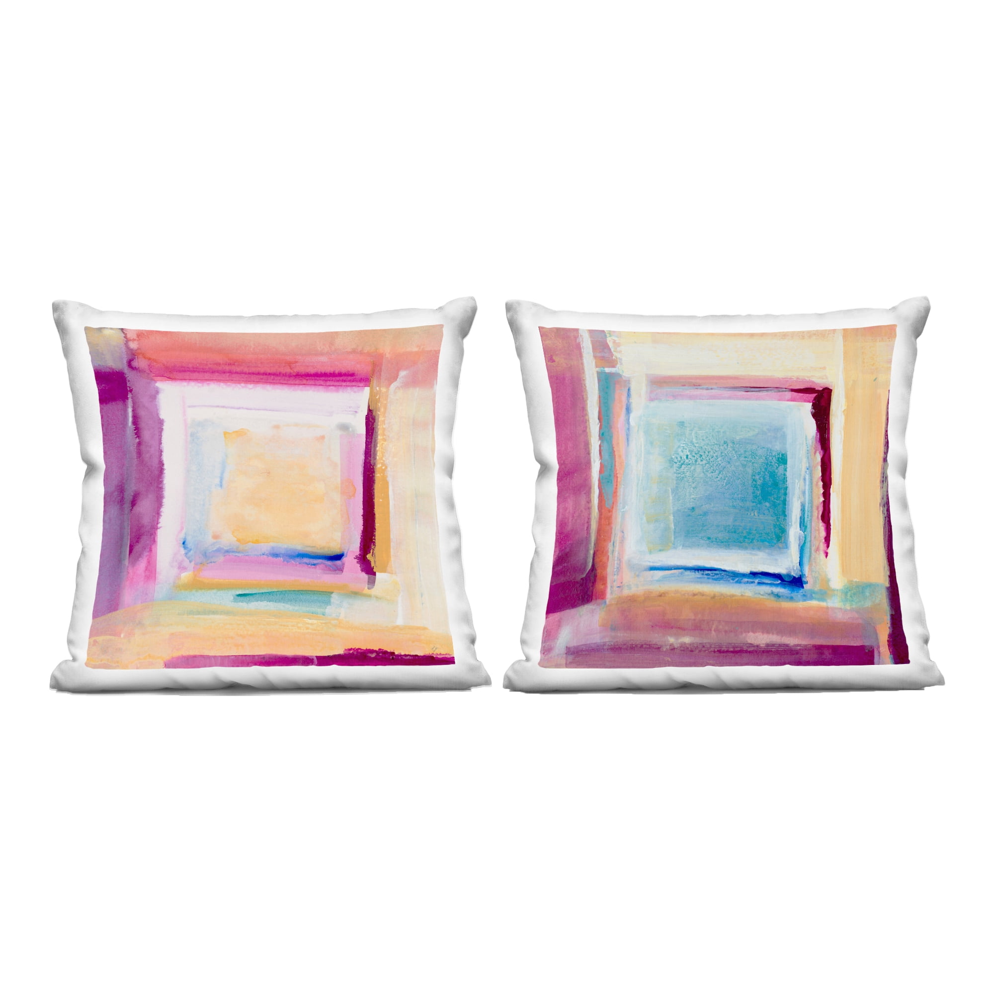 Stupell Industries Brand New Day Abstract 2 Piece Decorative Printed Throw Pillow Set, design by Lanie Loreth