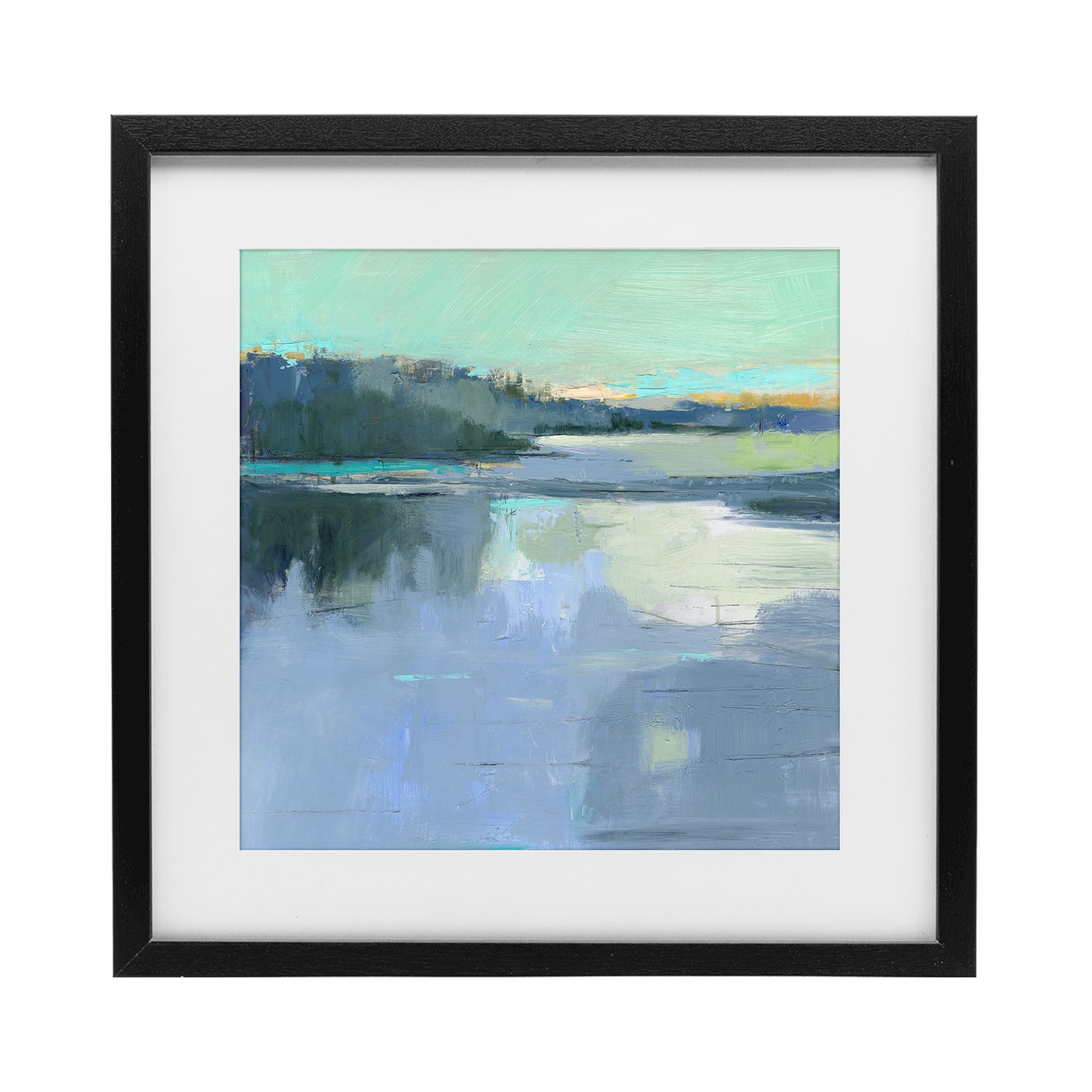 Stupell Industries Brave Boat Harbor Black Framed Print Under Glass, design by Kathleen Robbins