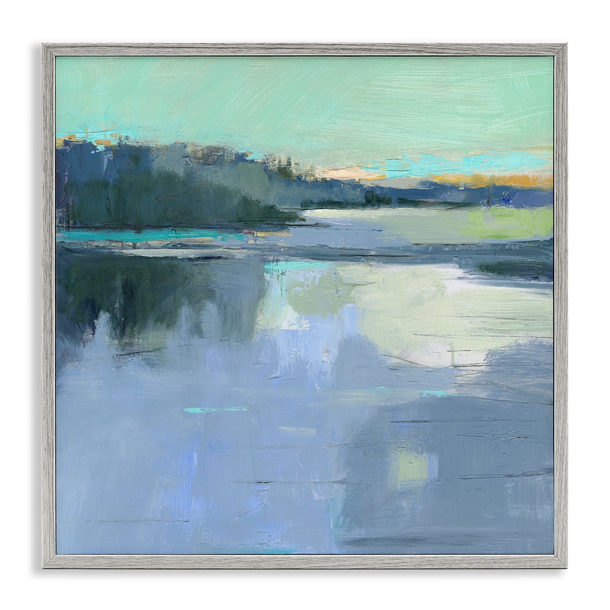 Stupell Industries Brave Boat Harbor Gray Framed Giclee Art, design by Kathleen Robbins