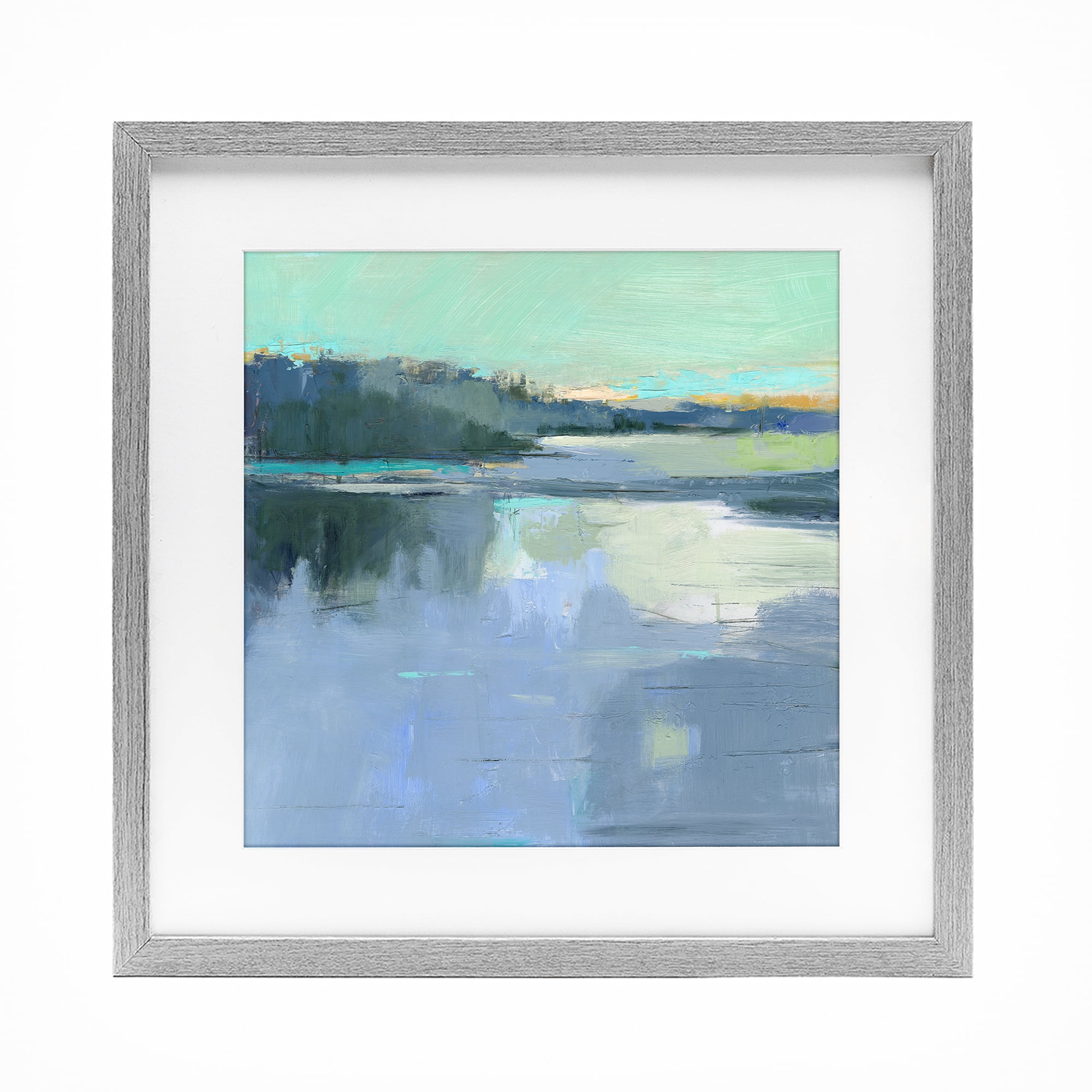 Stupell Industries Brave Boat Harbor Gray Framed Print Under Glass, design by Kathleen Robbins