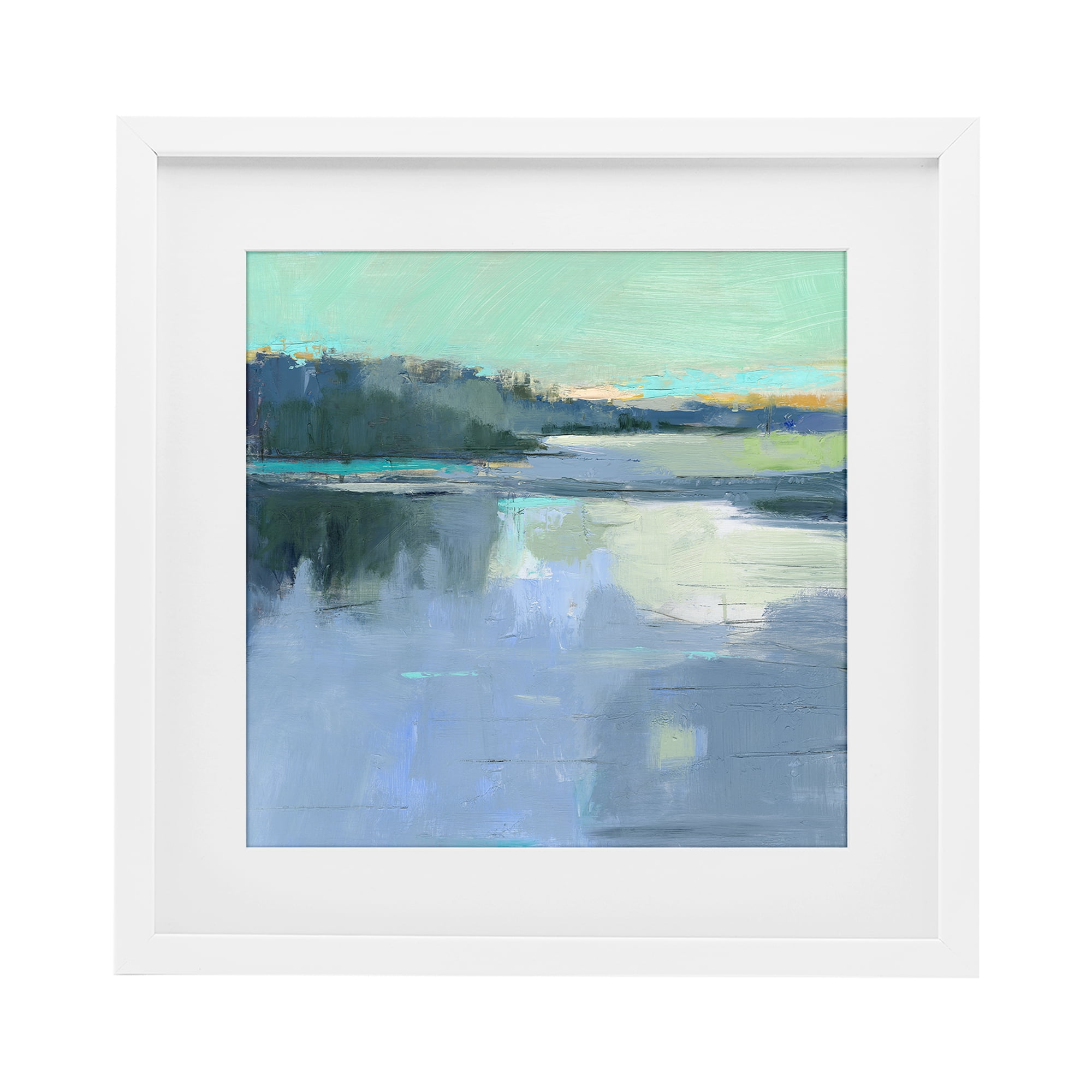 Stupell Industries Brave Boat Harbor White Framed Print Under Glass, design by Kathleen Robbins
