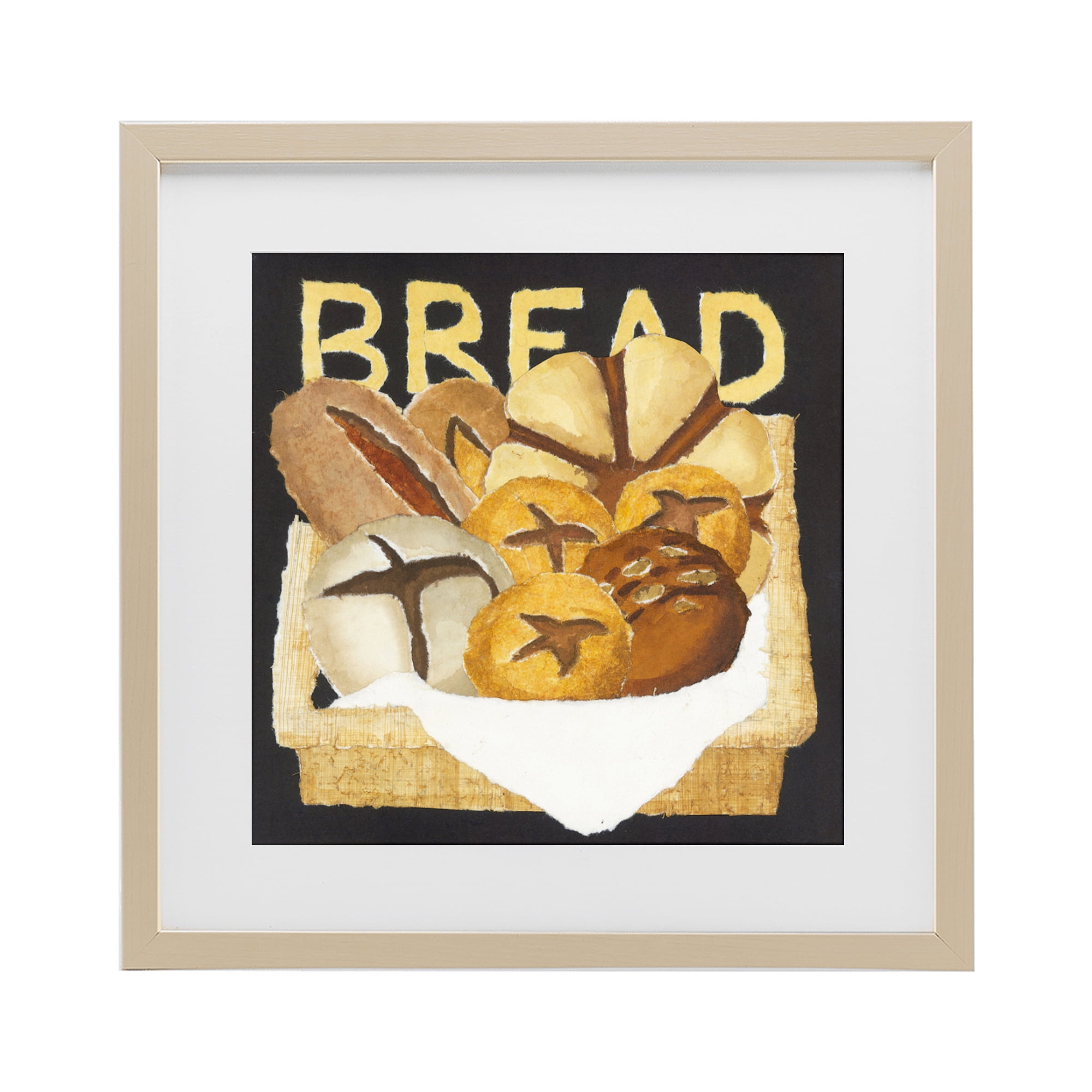Stupell Industries Bread Assorted Box Birch Framed Print Under Glass, design by Nancy Overton