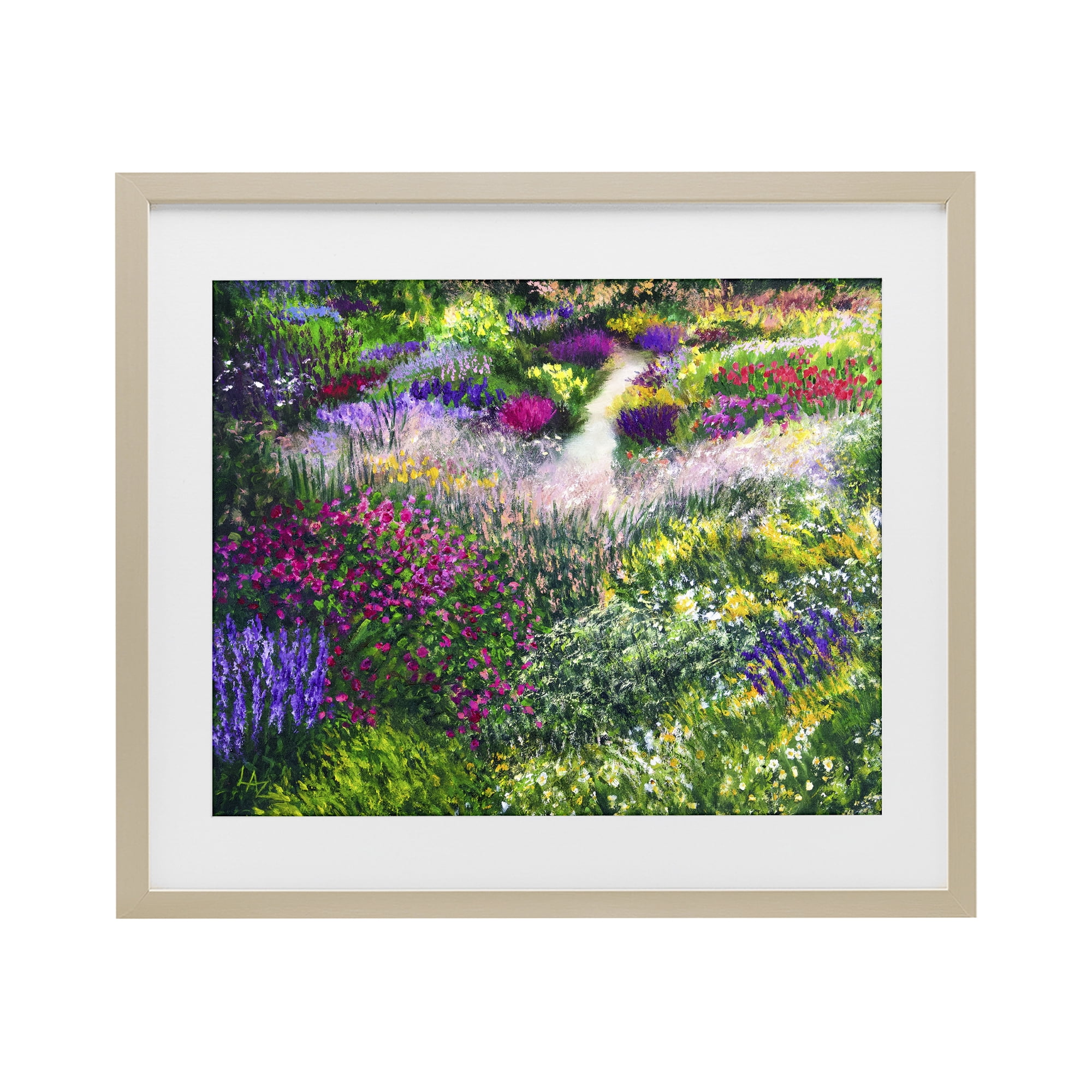 Stupell Industries Breath Of Spring Meadow Birch Framed Print Under Glass, design by Lee Ann Zirbes