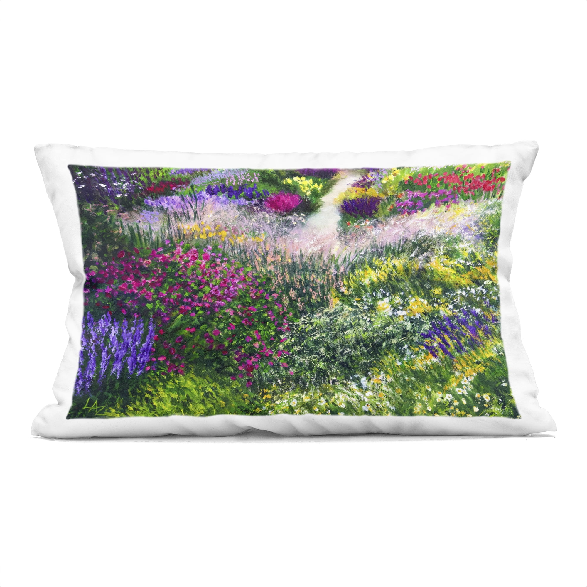 Stupell Industries Breath Of Spring Meadow Decorative Printed Throw Pillow, design by Lee Ann Zirbes, 14 x 7 x 20