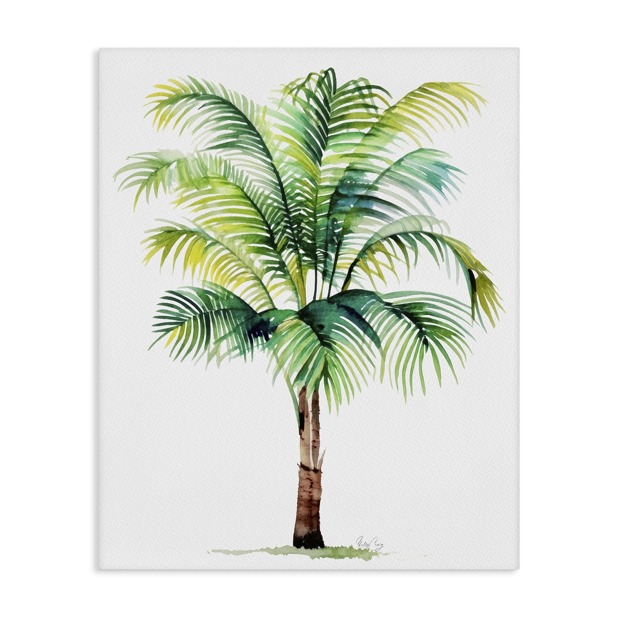 Stupell Industries Breezy Fronds Palm Canvas Wall Art, design by Shelly Craig