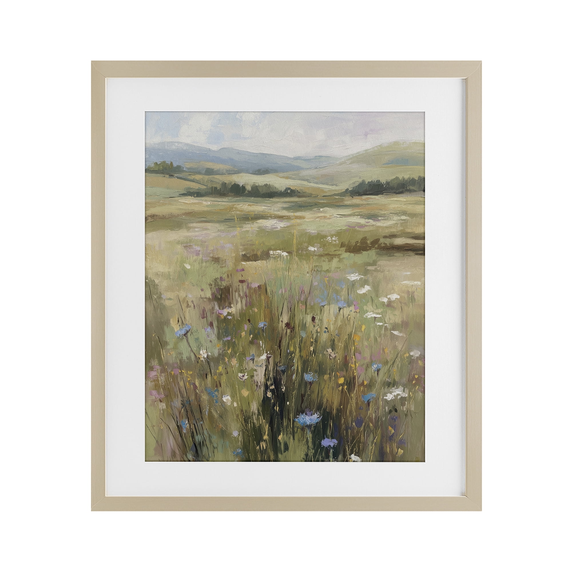 Stupell Industries Breezy Pastures Impression Birch Framed Print Under Glass, design by Svetlana Aleynikova