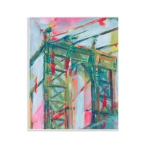 Stupell Industries Bridge Arch Abstraction Buildings & Architecture Painting Unframed Art Print Wall Art, 11 x 14