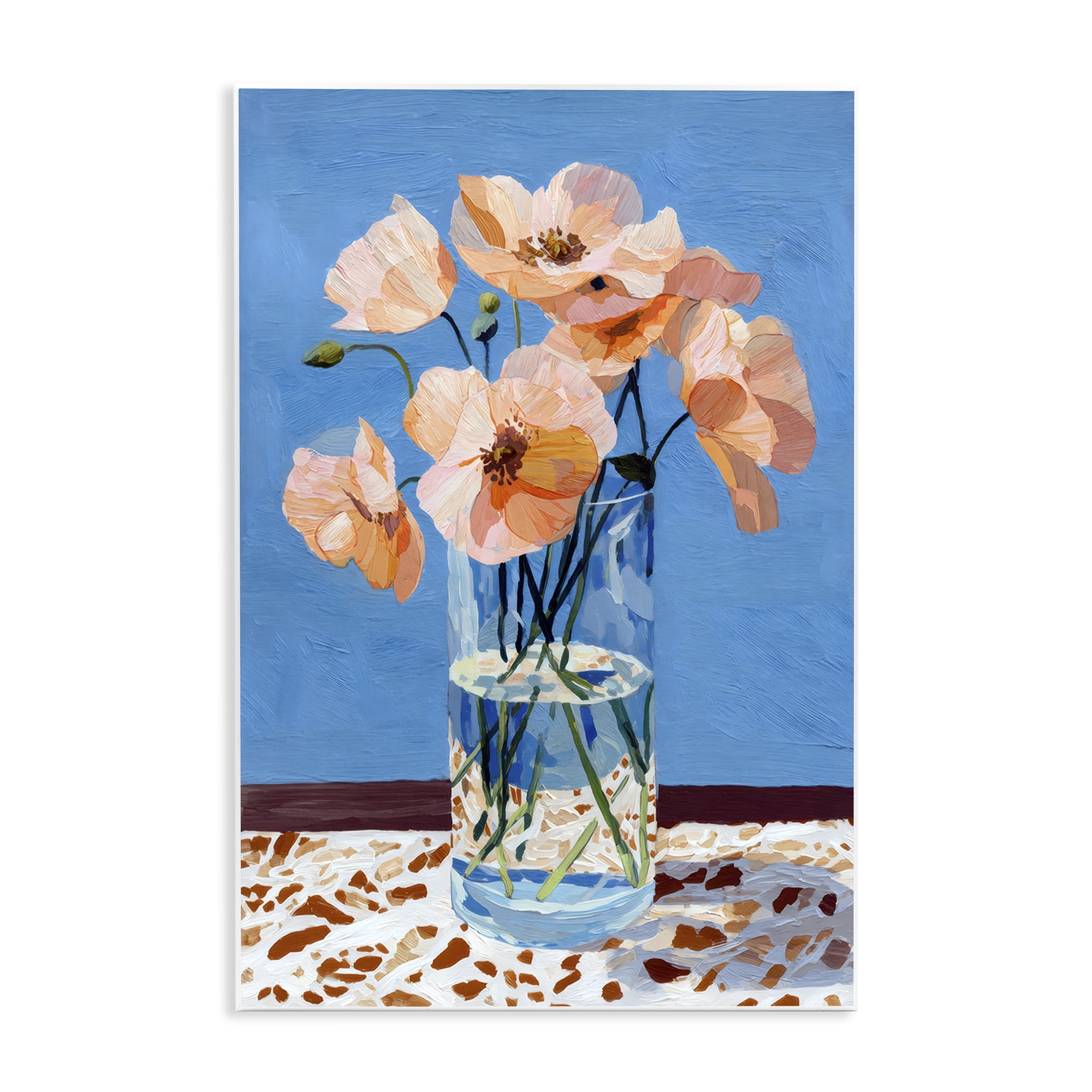 Stupell Industries Bright And Pink Poppies Wall Plaque Art, design by Petal Prints Design