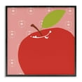 thumbnail image 1 of Stupell Industries Contemporary Bright Apple Fruit Black Framed Giclee Art, 12 x 12, by Daniela Santiago, 1 of 8