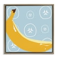 thumbnail image 1 of Stupell Industries Bright Banana Fruit Food & Beverage Painting Brown Floater Framed Canvas Art Print Wall Art, 25 x 25, 1 of 10