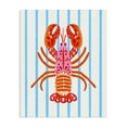 thumbnail image 1 of Stupell Industries Bohemian Bright Boho Lobster on Stripes Canvas Art, 16 x 20, by Indira Prieto | IndySign, 1 of 8