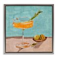 thumbnail image 1 of Stupell Industries Bright Cocktail Glass Food & Beverage Painting Gray Floater Framed Canvas Art Print Wall Art, 25 x 25, 1 of 10