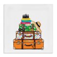 thumbnail image 1 of Stupell Industries Art Deco Bright Glam Travel Cases Canvas Art, 30 x 30, by Amanda Greenwood, 1 of 7