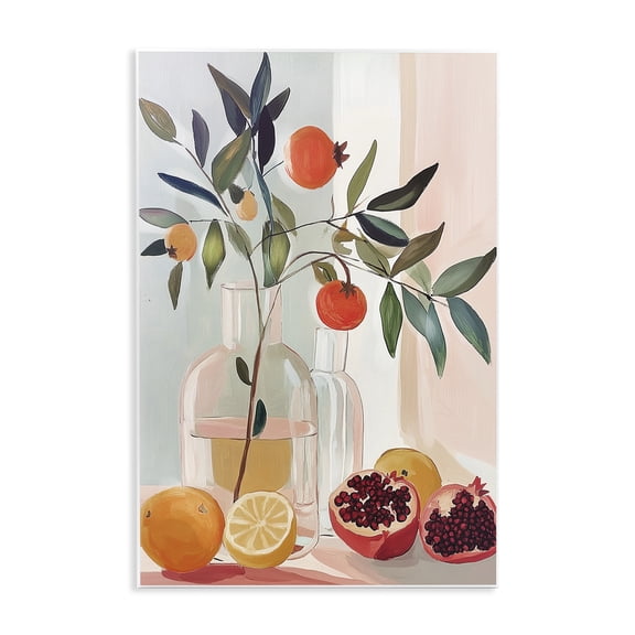 Stupell Industries Bright Summer Fruits Still Life Food & Beverage Painting Unframed Art Print Wall Art, 10 x 15