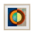 thumbnail image 1 of Stupell Industries Modern Bright Vertical Circle Symmetry Birch Framed Print Under Glass, 16 x 16, by Matthew Finger, 1 of 8