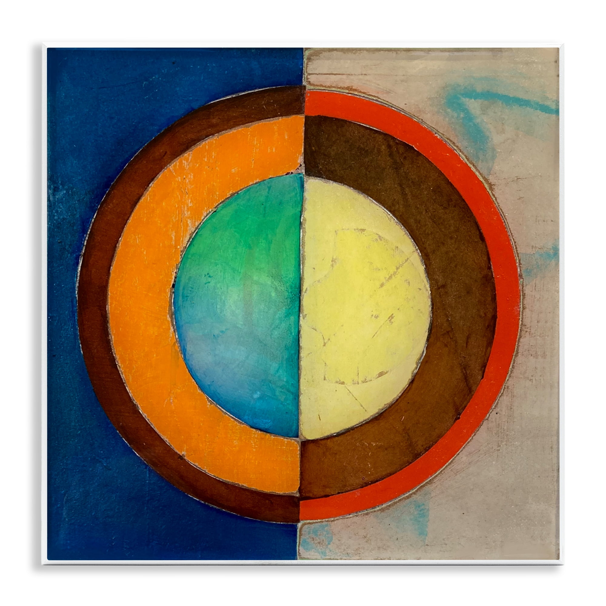 Stupell Industries Bright Vertical Circle Symmetry Wall Plaque Art, design by Matthew Finger