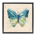 thumbnail image 1 of Stupell Industries Modern Bright Watercolor Butterfly Black Floating Frame Canvas Art, 18 x 18, by Carol Robinson, 1 of 7