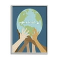 thumbnail image 1 of Stupell Industries Brighter Day Phrase Diverse Hands Holding Earth Design by Jen Bucheli, 1 of 7