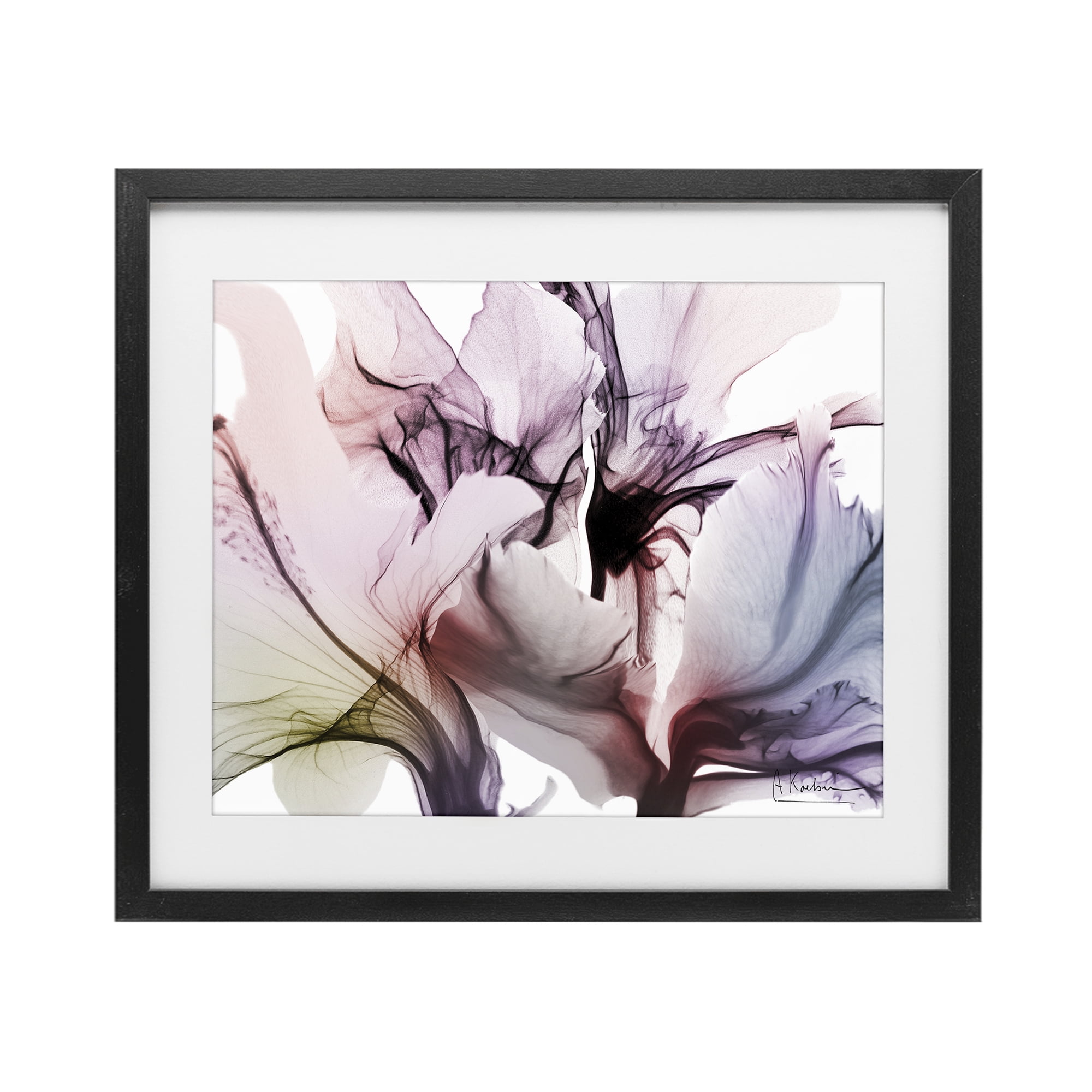 Stupell Industries Brilliant Song Flower Petals Black Framed Print Under Glass, design by Albert Koetsier