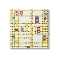 thumbnail image 1 of Stupell Industries Broadway Boogie Woogie Piet Mondrian Classic Abstract Painting Painting Gallery Wrapped Canvas Print Wall Art, Design by one1000paintings, 1 of 7