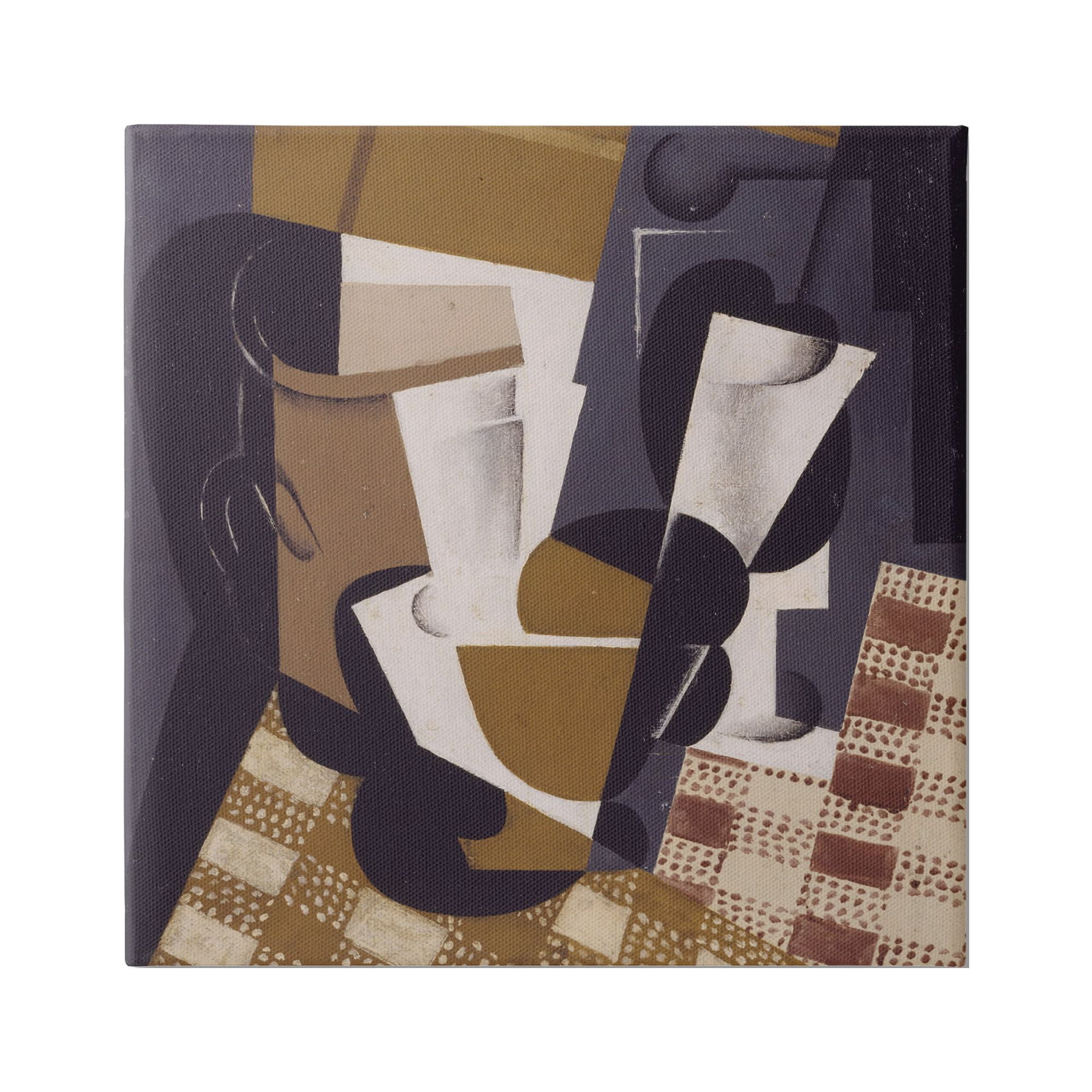 Stupell Industries Broc et Verre Juan Gris Classic Abstract Painting Painting Gallery Wrapped Canvas Print Wall Art, Design by one1000paintings