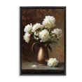 thumbnail image 1 of Stupell Industries Victorian Bronze Vase Peonies Black Floating Frame Canvas Art, 17 x 25, by Petals Prints Design, 1 of 8