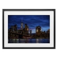 thumbnail image 1 of Stupell Industries Rustic Lodge Brooklyn Bridge at Night Black Framed Print Under Glass, 20 x 14, by Tim West, 1 of 8