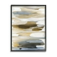 thumbnail image 1 of Stupell Industries Brown Blue Abstract Shapes Graphic Art Black Framed Art Print Wall Art, Design by Jackie Hanson, 1 of 7