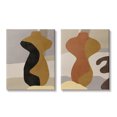 thumbnail image 1 of Stupell Industries Brown Boho Vases Abstract Painting Gallery Wrapped Canvas Art Print Wall Art, 24 x 30, Set of 2, 1 of 8