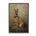 thumbnail image 1 of Stupell Industries Traditional Brown Bunny Portrait Brown Floating Frame Canvas Art, 21 x 31, by Petals Prints Design, 1 of 8