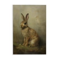 Stupell Industries Brown Bunny Portrait Animals & Insects Painting Unframed Art Print Wall Art, 10 x 15