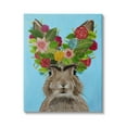 thumbnail image 1 of Stupell Industries Brown Bunny Rabbit Ears Flower Bouquet Bold Portrait, 30 x 40, Design by Coco de Paris, 1 of 5