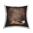 thumbnail image 1 of Stupell Industries Brown Celtic Horse Decorative Printed Throw Pillow, 18 x 18, 1 of 5