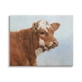 thumbnail image 1 of Stupell Industries Brown Dairy Cow Detailed Farm Animal Painting Painting Gallery Wrapped Canvas Print Wall Art, Design by David Stribbling, 1 of 7