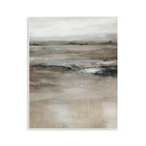 Stupell Industries Brown Desert Abstraction Abstract Painting Unframed Art Print Wall Art, 11 x 14