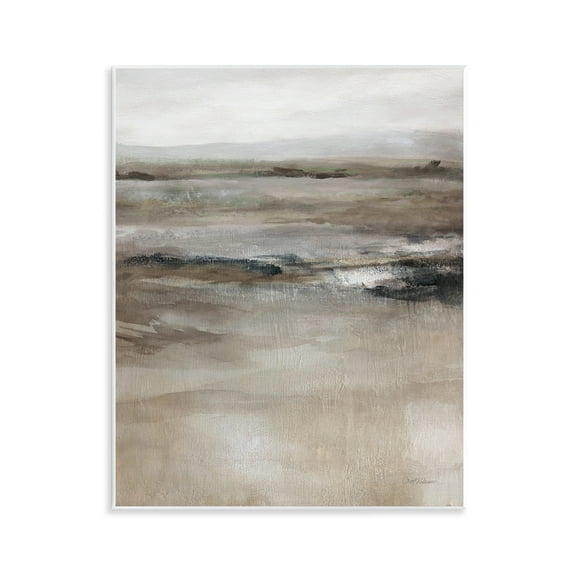 Stupell Industries Brown Desert Abstraction Abstract Painting Unframed Art Print Wall Art, 11 x 14