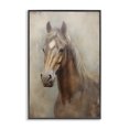 thumbnail image 1 of Stupell Industries Rustic Lodge Brown Horse Visage Black Framed Giclee Art, 20 x 30, by Petals Prints Design, 1 of 8