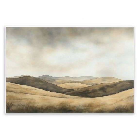 Stupell Industries Brown Landscape Hills Wall Plaque Art design by LSR Creative Studio, 10 x 15